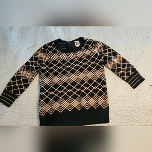 💜4/$20💜Anne Klein Black & Gild Sweater